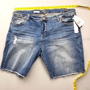 KUT blue jean shorts size 20W
